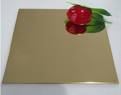 قیمت خوب 316 8K آینه طلای فولاد ضد زنگ ورق تزئینی 1mm SS ورق سرد رول آنلاین